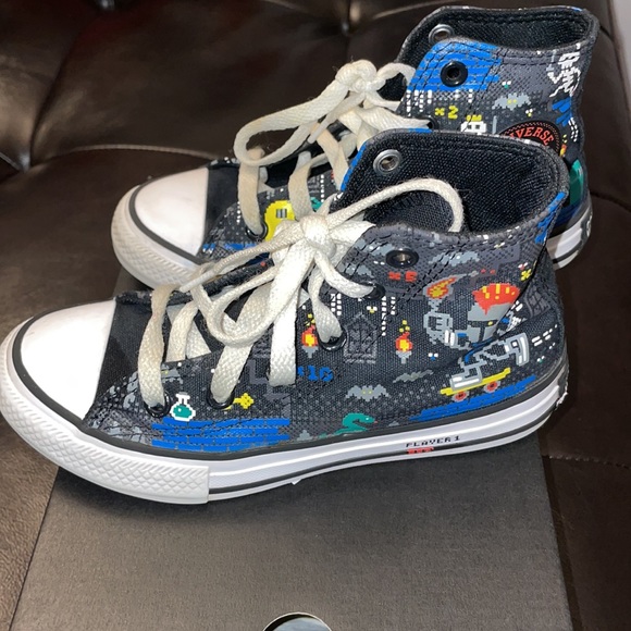 Converse CTAS HI Black/Bright Poopy-12 - Picture 5 of 7